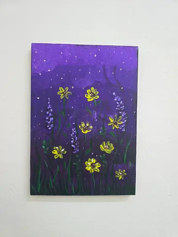 Acrylic painting on canvas - 21*30 cm size