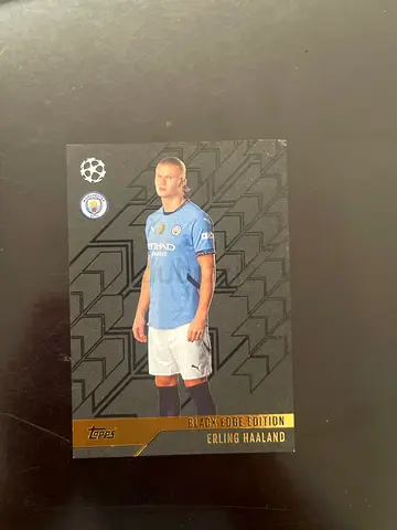 Erling Haaland Manchester City UEFA Champions League Trading Card