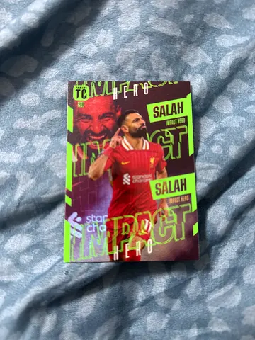 Mohamed Salah Panini Top Class Impact Hero Trading Card
