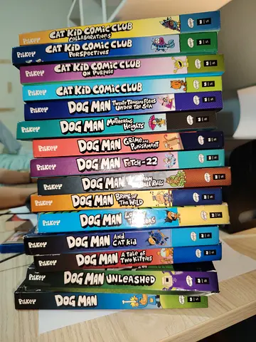 Dog man+cat kid all books bundle for sale