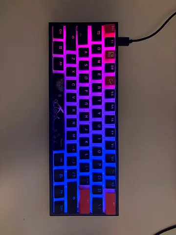 Ducky One 2 Mini 60% RGB Mechanical Keyboard + Custom Keycaps