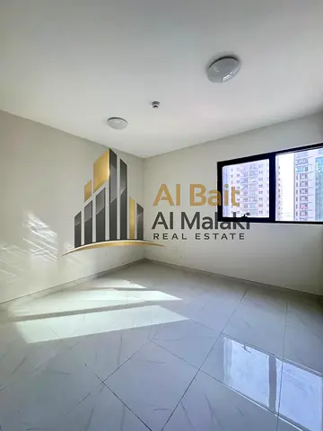 Brand-New 1-Bedroom Apartment for Annual Rent in Al Taawun, First Tenant, Apartment 506, 2 Bathrooms, Central AC, Free Parking, Flexible 4 or 6 Installments, AED 40,000