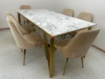 Genuine Marble Table Set