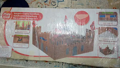 Brand new Playtive Knights Castle Sandpit - Heavy duty