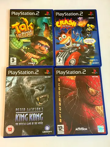4 Sony PlayStation 2 Games Complete