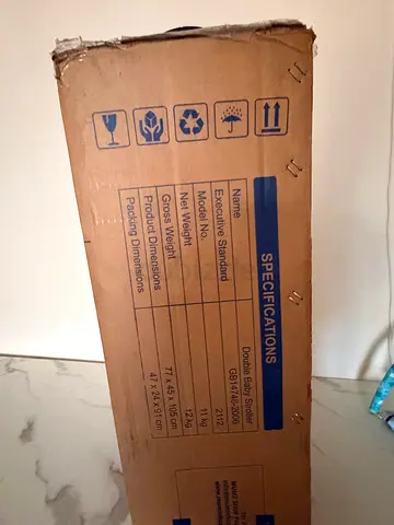 Double baby stroller teknum- boxed, unused condition