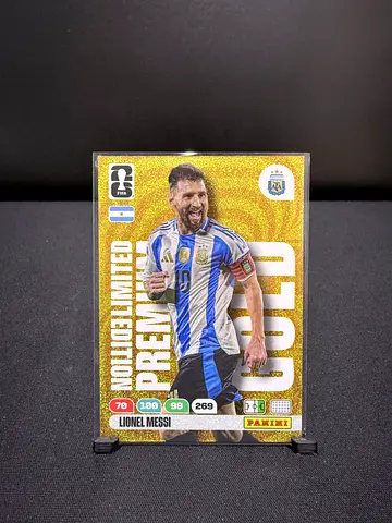 Lionel Messi - FWC 2026 Adrenalyn XL Premium Limited Gold