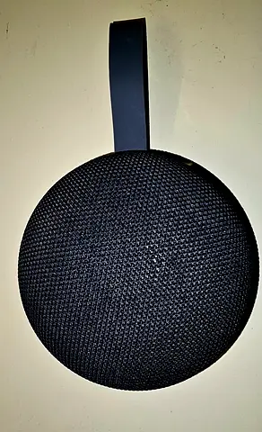 Compact Portable Bluetooth Speaker with Carry Loop - Blue