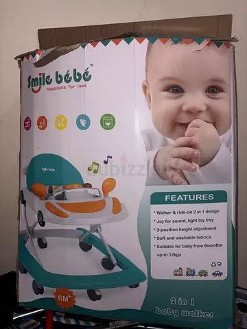2-in-1 Baby Walker (adjustable height) - Good condition