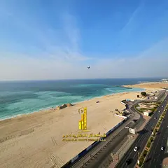 Sea view | Furnished 2BHK apartment | Corniche Residence Towers | For monthly rent | Bills and inter