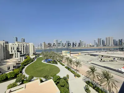 Luxury 3BHK ready to move with gym.pool.2 parking. Maid room.sea view with 4 cheques
