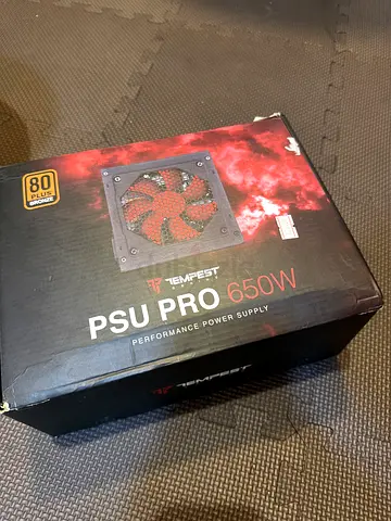 Tempest PSU Pro 650W ATX Power Supply (boxed) - 80 Plus
