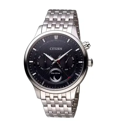 Citizen Eco-Drive Mens 42 MM Silver Chronograph Stainless Steel Watch