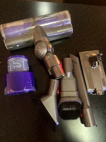 Dyson v8 vacuum accessories and parts (brushes, motorhead, filter) - used and new