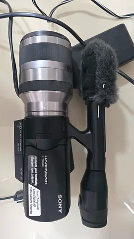 Nex vg10 Sony Handycam E-mount HD Video Camera Recorder with External Mic