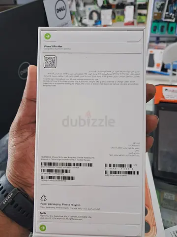 18 promax 256gb burcuntrry