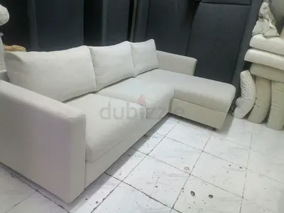 As like New VIMLE L SHAPED SOFA BED WITH STORAGE