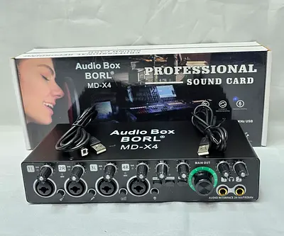 Borl 4 channel Professional Sound Card - Brand new