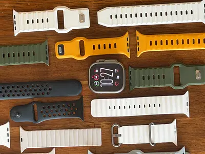 Apple watch ultra 2 - 2024 with multiple replacement bands , in a great shape no scratches