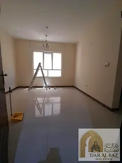A distinctive apartment available for annual rent in Al Majarra, featuring a bedroom and a living ro