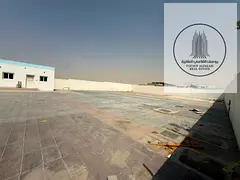 21,500 Sq Ft Yard with 40 KW Electricity for Rent in Sajaa