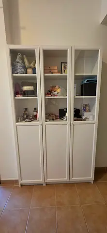 Billy oxberg, bookcase/cabinet with door, white