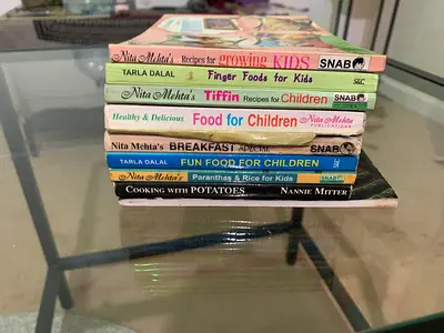 Set of children's cookbooks and recipe books (7 books)
