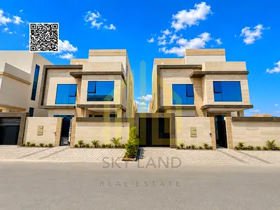 Luxury villa for sale (with swimming pool and elevator) in Al Zahia, Ajman – 5 bedrooms – at a competitive price.