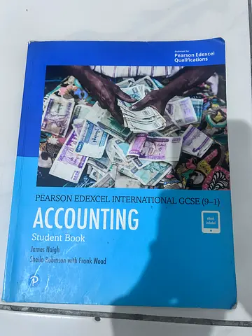 Pearson Edexcel International GCSE (9–1) Accounting Student Book