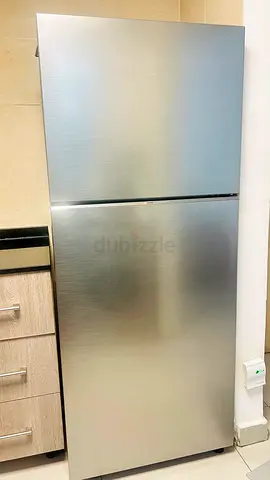 Silver Top-Freezer Refrigerator - Good Condition