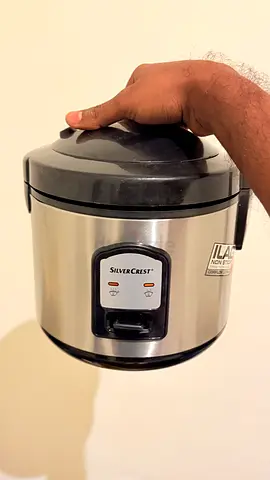 Rice Cooker - 1.8L, Stainless Steel SilverCrest Compact
