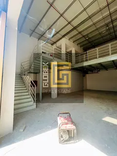 2,400 Sqft Warehouse with Mezzanine | 18 KW Power | Al Jurf 3 | AED 110K