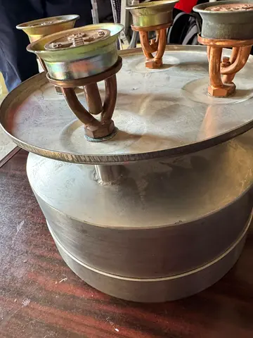 Large Commercial Gas Burner / Brass Spirit Stove - Used