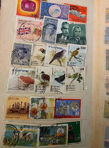 21 Sri lankan Stamps for AED 10