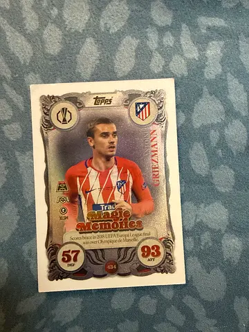 Antoine Griezmann Topps Magic Moments Trading Card