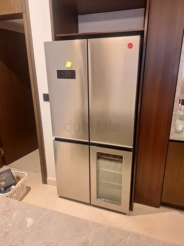 Hoover 4 doors refrigerator with wine fridge