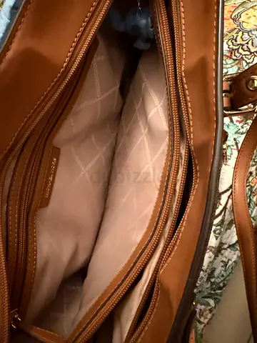 Michael Kors Brown tote handbag with zipped compartments - great condition