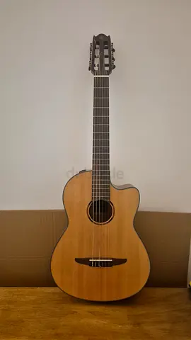 Yamaha classical acoustic-electric nylon-string guitar - good condition