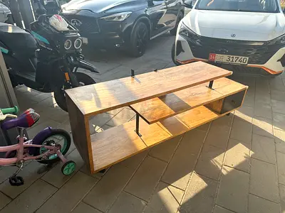 Modern Wooden TV Stand and Entertainment Unit