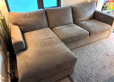 Crate&barrel axis L shape sofa