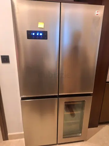 Hoover Stylish Franch 4 Door Side By Side With Wine Cooler Latest Version Refrigerator