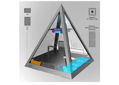 AZZA Pyramid 804 Luxury ATX Computer Case