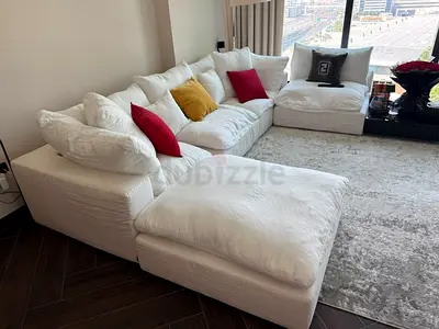 Marina luscious modular sofa with footstool