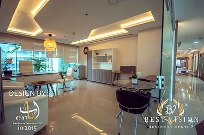 Price Starts from AED46,000 depends on  the size and design of the office. Well-Furnished Offices | Canal  Burj Khalifa View | Free Assistance