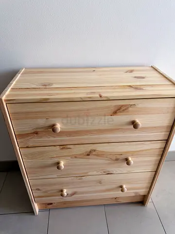 IKEA RAST 3-Drawer Chest - Natural Pine - Like New - 60 × 35 × 59 cm