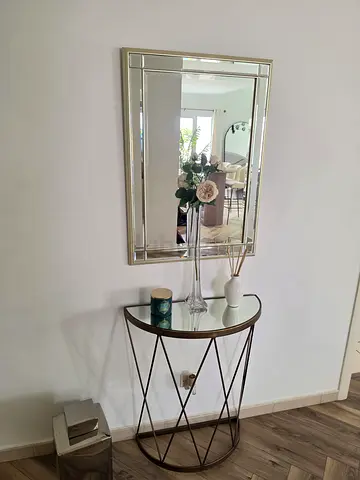 *Mirrored Hallway Console Table – AED 700*Mirror 500 Together 1000