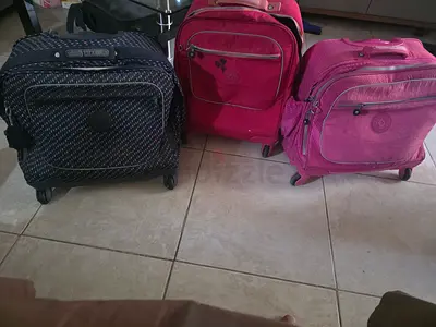 Set of 3 Kipling Rolling Luggage Suitcases