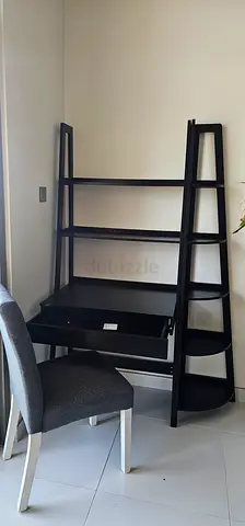 Desk with Shelving + Chair – AED 375