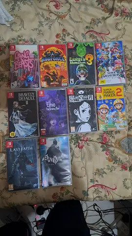 10 Nintendo Switch Games Collection