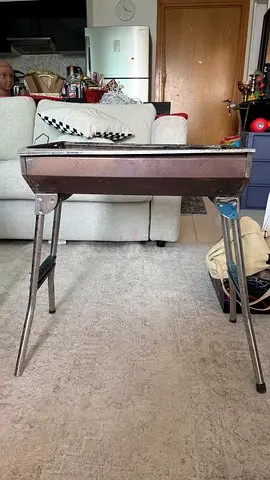 Portable Foldable Charcoal BBQ Grill+sikh - Used